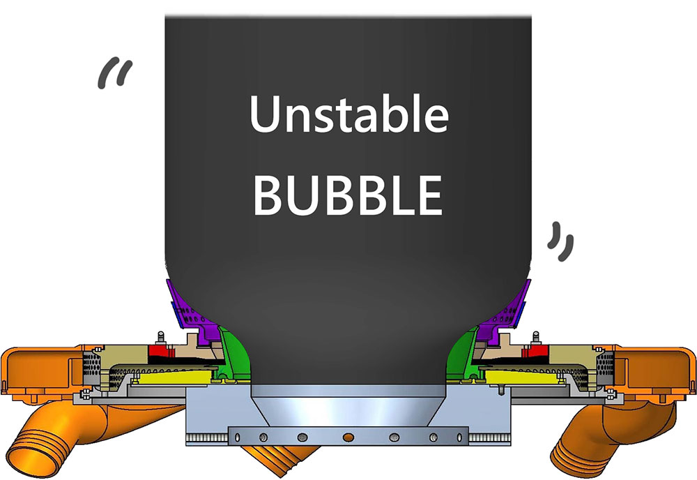 unstable film bubble