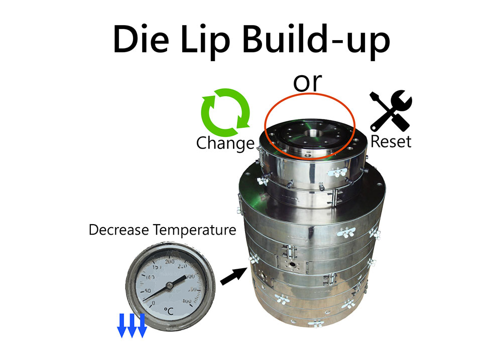 DIE LIP BUILD-UP
